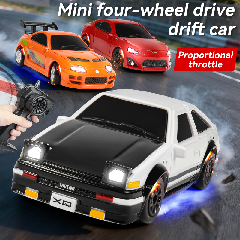 2.4G RC Drift Car 1/64 4WD Rem - Signal Panel Orange recension och pris