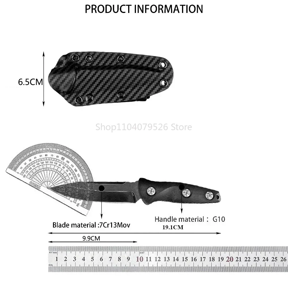 113 Model 7Cr13Mov Blade Pract - Bushcraft Knife Fixed recension och pris